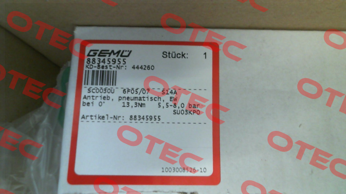 SC0030U 6 F05F07N S14A (88345955) Gemü