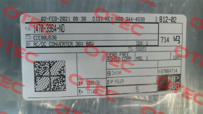 ECE80US36 XP Power
