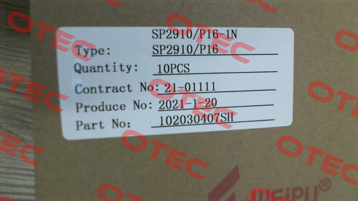 SP2910/P16II-1N Weipu