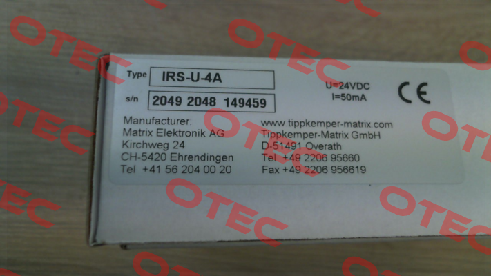 IRS-U-4A / A16010204 Tippkemper