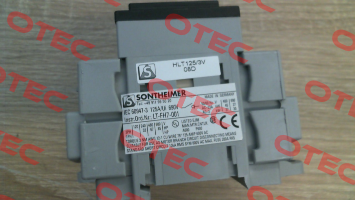 HLT125/3V Sontheimer
