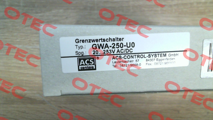 171000015 Acs Control-System
