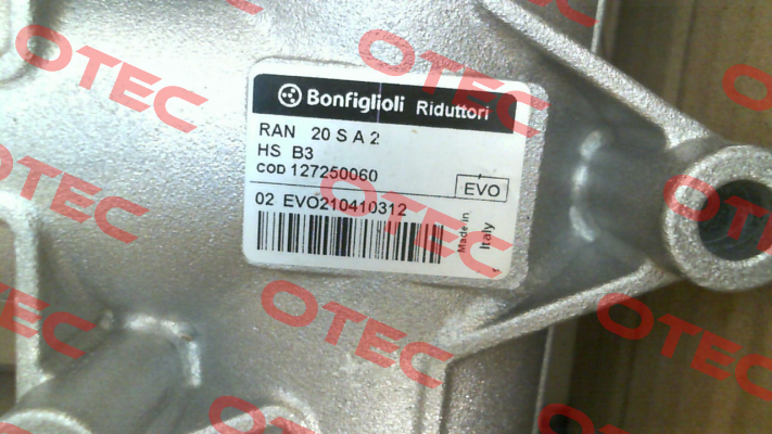 127250060 / RAN 20 S A 2 HS B3 Bonfiglioli