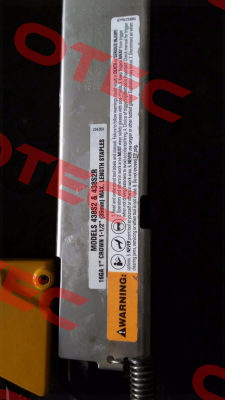 Stapling tongue for 438S2 & 438S2R   Bostitch
