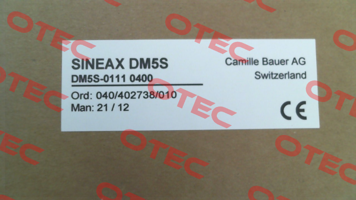 Sineax DM5S-0111 0400 Camille Bauer