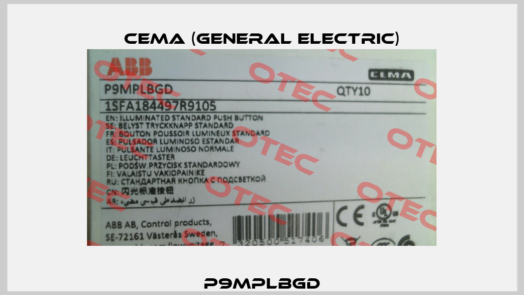 P9MPLBGD Cema (General Electric)