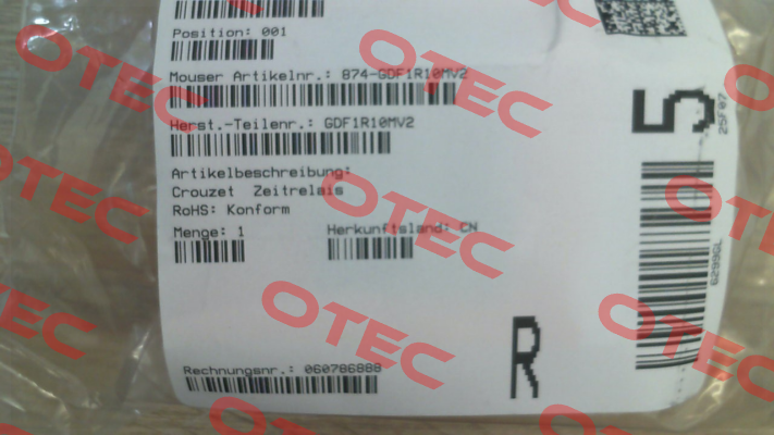 GDF1R10MV2 Crouzet