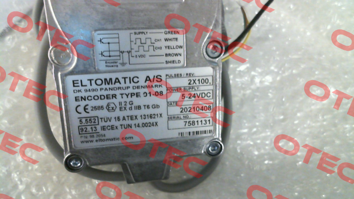 Type 01-08 P/N 98.2054 Eltomatic