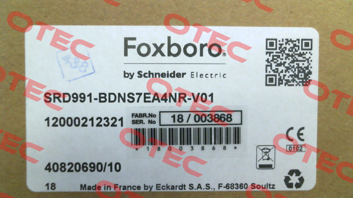 SRD991-BDNS7EA4NR-V01 Foxboro (by Schneider Electric)