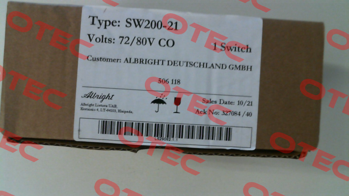 SW 200-21 (506118) Albright