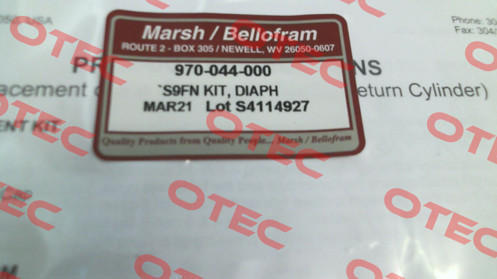 970-044-000 Bellofram