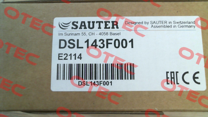 DSL143F001 Sauter