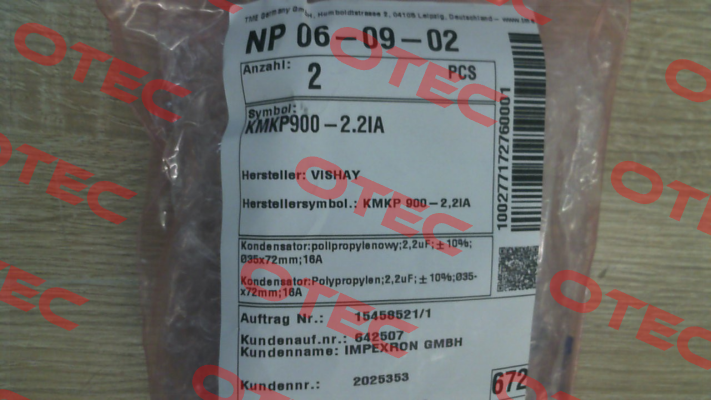 KMKP 900-2,2IA Vishay