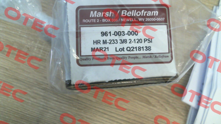 961-003-000 Bellofram