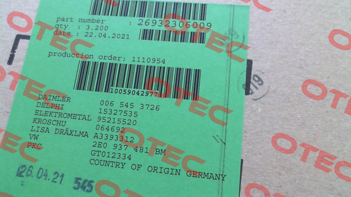 GHW 26932.306.009 Lear (Grote Hartmann)