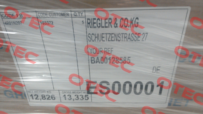 103372 Type: 1084 FL Riegler
