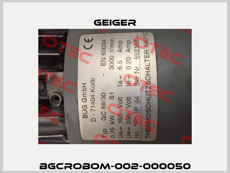 BGCROBOM-002-000050 Geiger