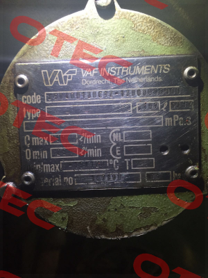  J5040B130C12-1200000  VAF Instruments
