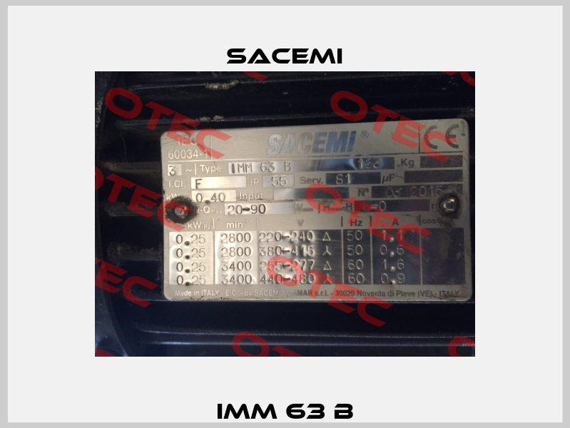 IMM 63 B Sacemi