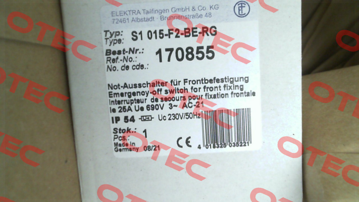 S1 015-F2-BE-RG Elektra Tailfingen