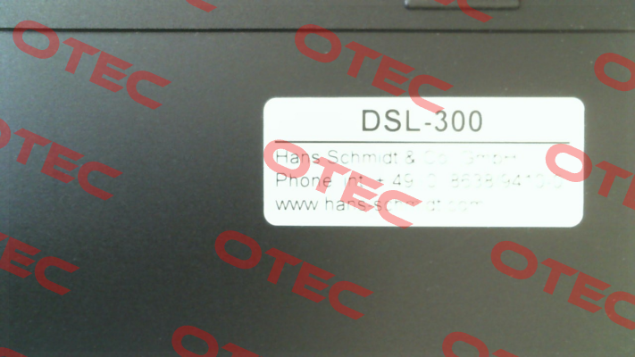 DSL-300 Hans Schmidt