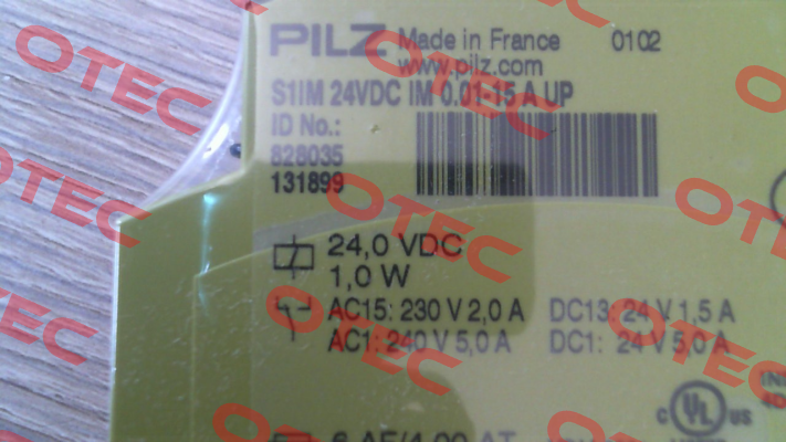 828035 / S1IM 24VDC IM 0.01-15 A UP Pilz