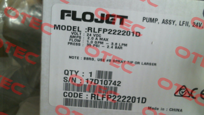 RLFP222201 Flojet Pump