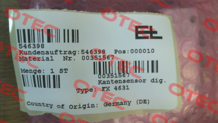 00351567 / FX 4631 Erhardt Leimer
