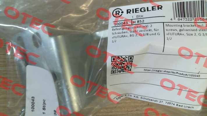 100043 / H 852 Riegler