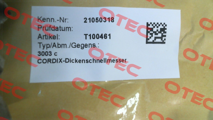 T100461 / 3003 c CORDIX