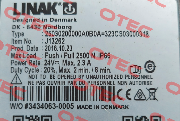 J13262 Linak