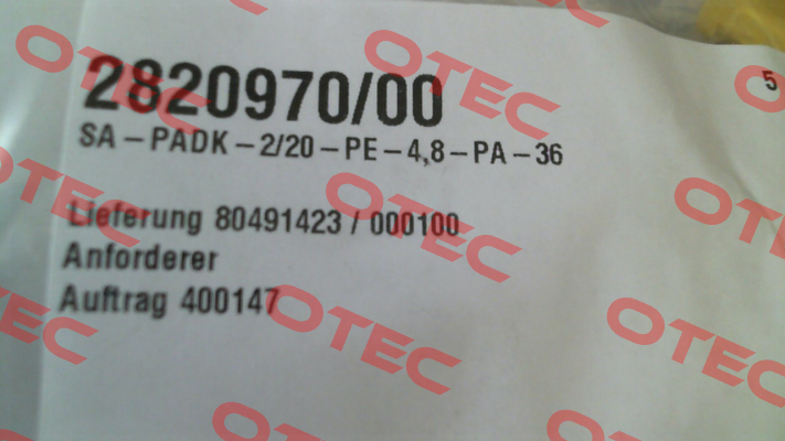 2820970/00 (241035166) Faba