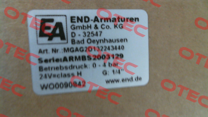 MGAG2D132243440 End Armaturen