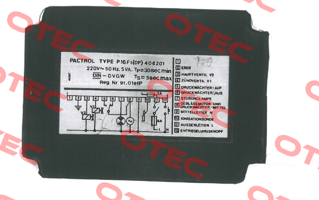 P16FI(DP)406201 Pactrol
