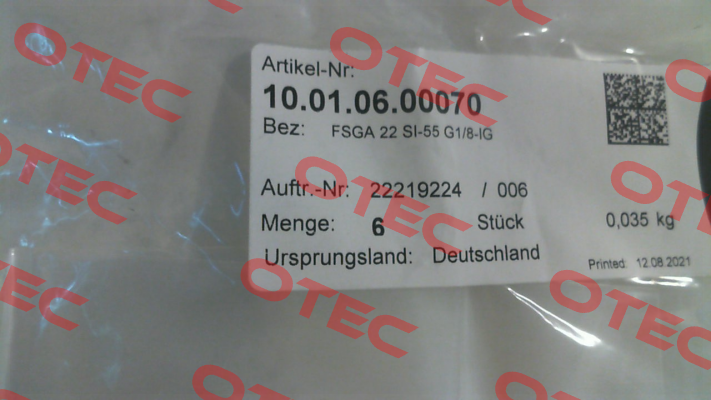 FSGA 22 SI-55 G1/8-IG Schmalz