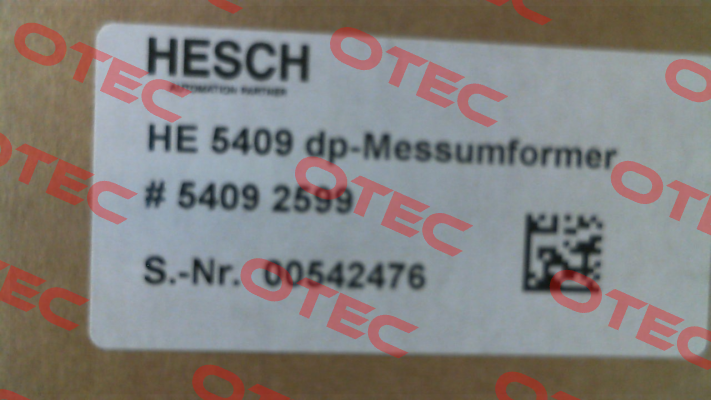HE 5409 (5409 2599) Hesch Automation