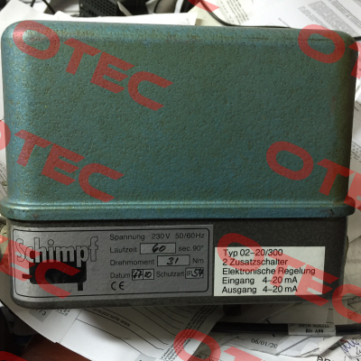 02-20/300  obsolete/ replaced by 02-25/3000  Schimpf