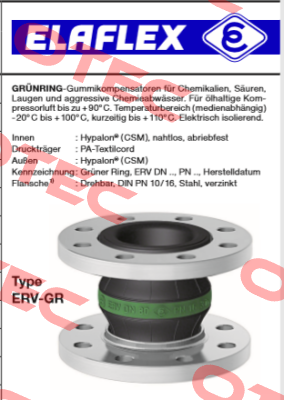 ERV-GR 250.10 Elaflex