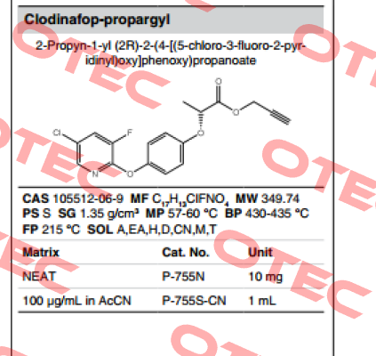 P-755N (chemical) 10mg  AccuStandard