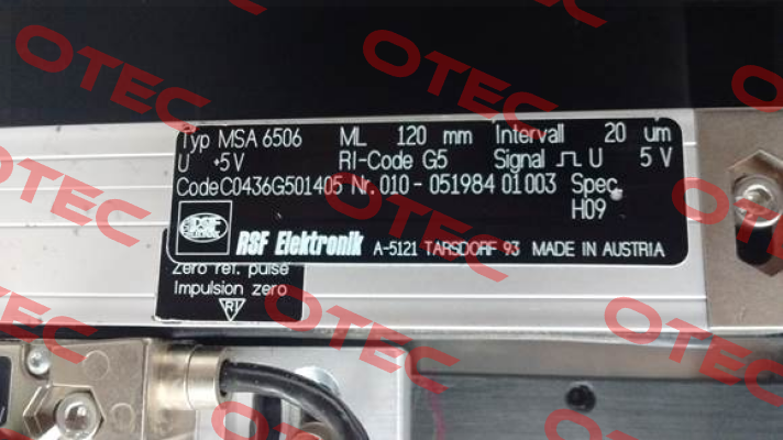 MSA 6506 obsolete, replacement MSA 650.63 Rsf Elektronik