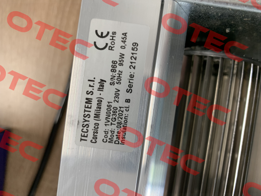 1VN0061 / TG360 230V 50HZ + CABLE L=400MM Tecsystem