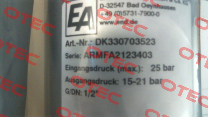 DK330703523 End Armaturen