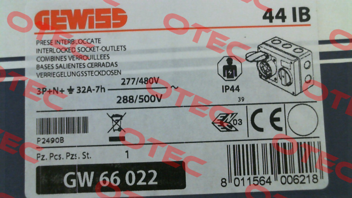 GW66022 Gewiss