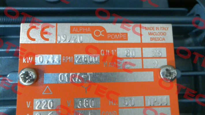 01 RA-T Alpha Pompe