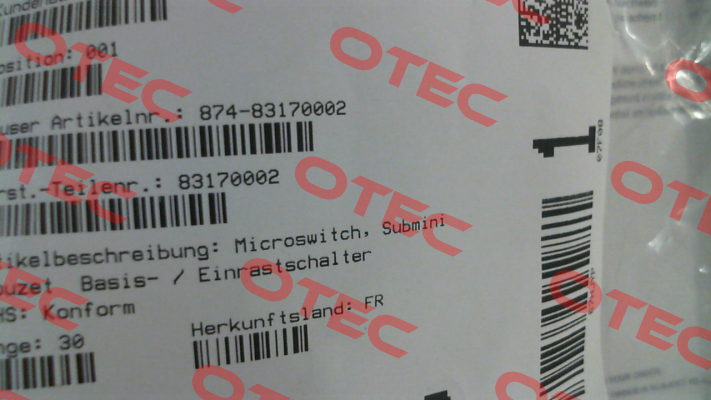 83170002 Crouzet