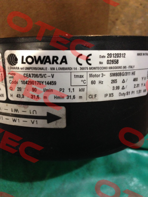 CEA706/5/C-V Lowara