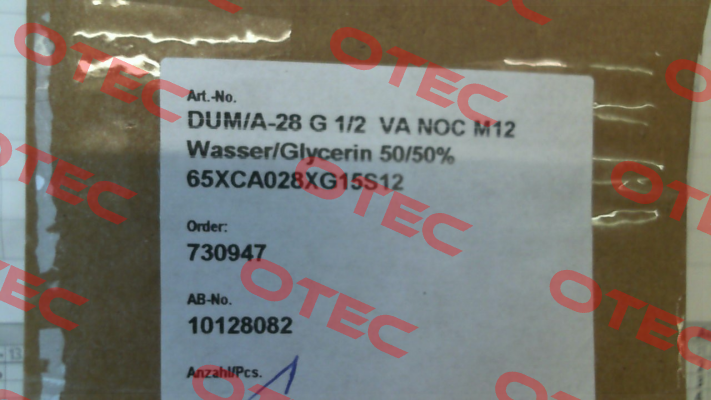 DUM/A-28 G 1/2" (65XCA028XG15S12 ) Meister