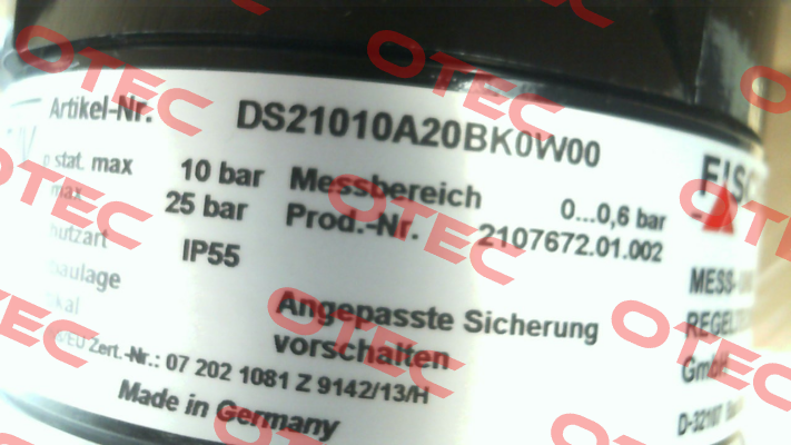 DS21010A20BK0W00 Fischer