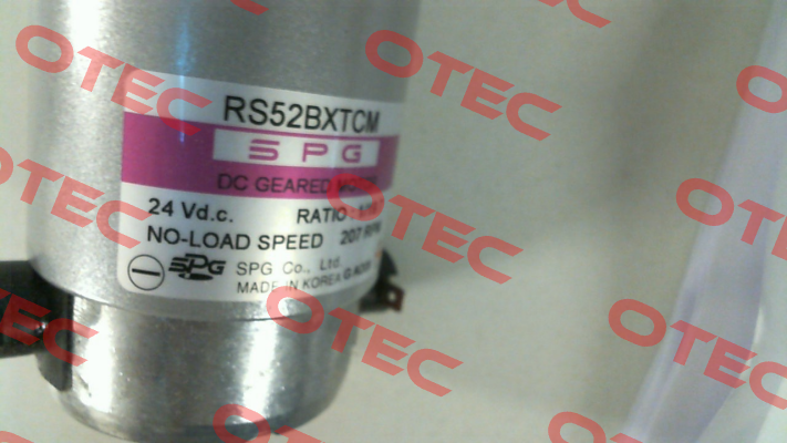 RS52BXTCM Spg Motor