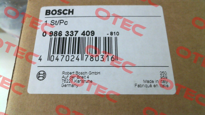 0 986 337 409 Bosch